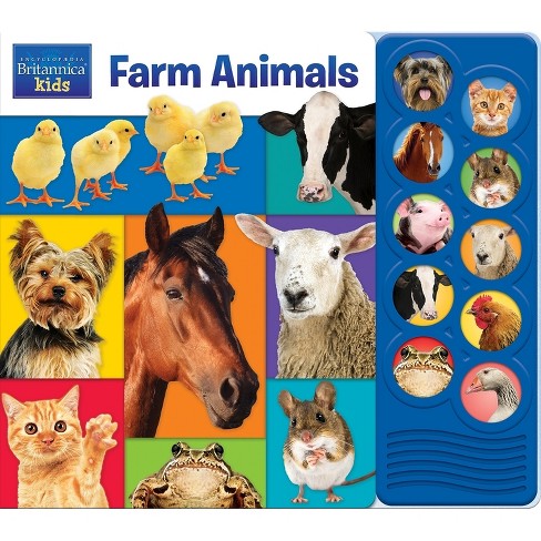 Encyclopaedia Britannica Kids: Farm Animals Sound Book - By Pi Kids (board  Book) : Target