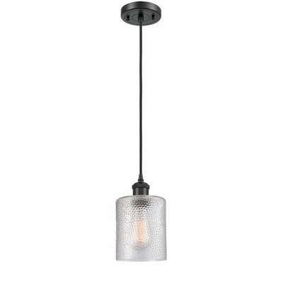 Cobbleskill - 1 Light Cord Hung Mini Pendant In Industrial Style-8 Inches Tall and 5 Inches Wide