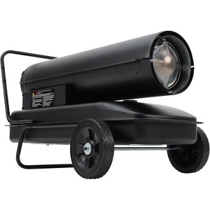 Kerosene Fan Forced Heater, 70000 BTU Forced Air Kerosene Diesel Heater w/Thermostat, Handle, 5 gal Tank,Workshops, Jobsite - 1 of 4
