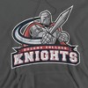 Queens College Official Distressed Primary Logo Adult Pull-Over Hoodie - 2 of 4