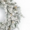 Christmas Bluffton Flocked Wreath - 2 of 2