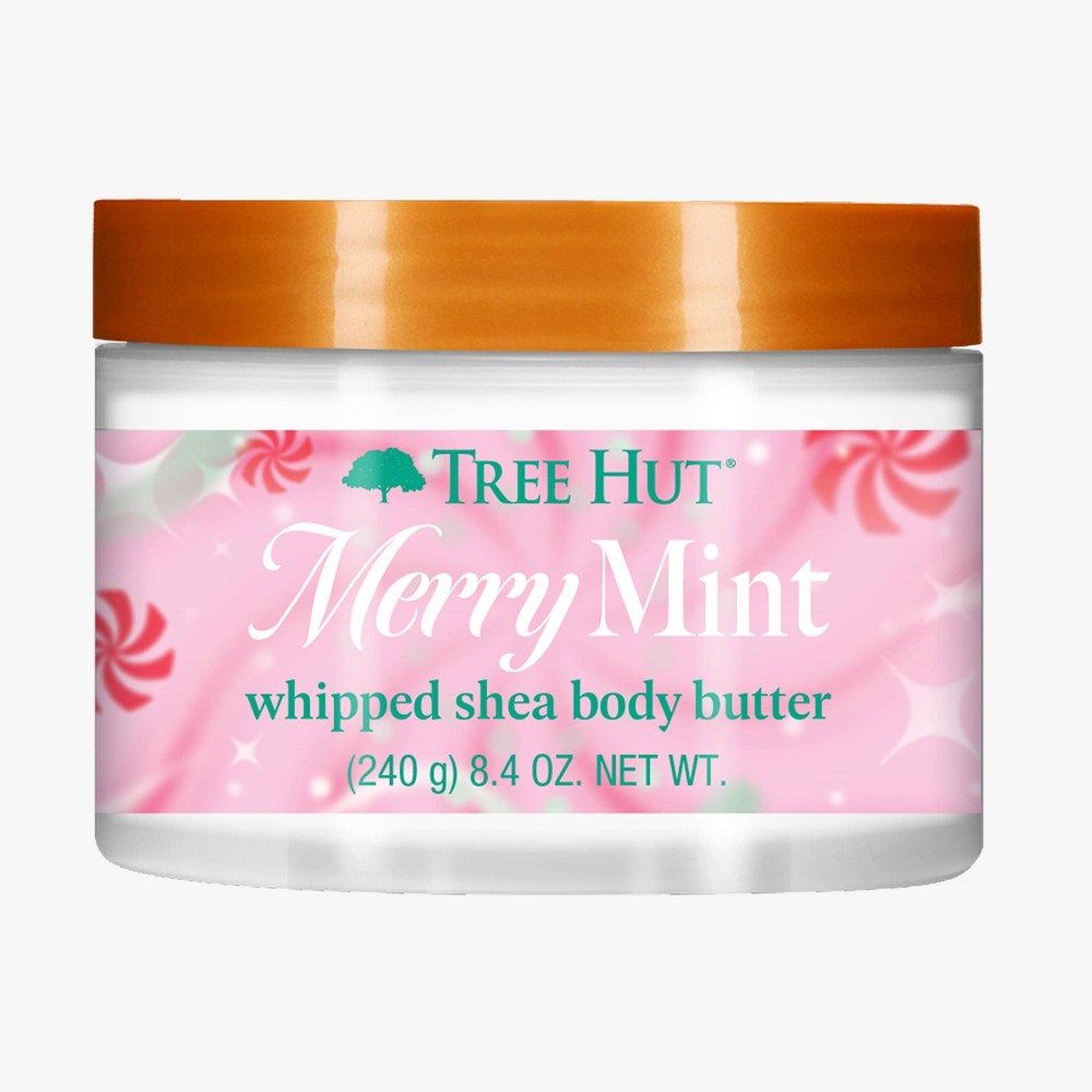 Tree Hut Whipped Body Butter - Merry Mint - 8.4oz
