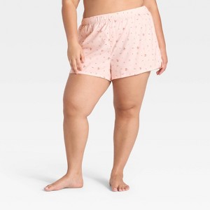 Women's Boxer Pajama Shorts - Wild Fable™ - 1 of 3
