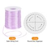 Unique Bargains Polyester Satin String Cord with Disc Organizer for DIY Bracelet - 3 of 4