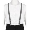 INSPIRE CHIC Gender Neutral Elastic Y Shape Adjustable Printed Suspenders - 2 of 4