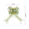 Unique Bargains Large Organza Pull Bow Gift Wrapping Ribbon for Wedding 20 Pcs - 2 of 4