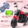 Jojoka 12V Kids Ride on Motorcycle, 3-Wheel Kids Toddler Electric Motorcycle w/Training Wheels, One-Button Start - 3 of 4