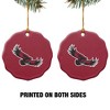 Saint Josephs University Primary Logo Porcelain Scalloped Holiday Christmas Tree Ornament  2.8" (7.1 cm) - 2 of 4