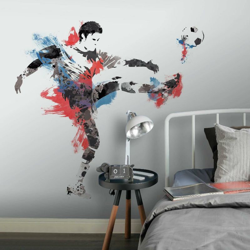 Men&#39;s Soccer Champion Peel and Stick Giant Wall Decal - RoomMates, 4 of 10