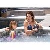 Intex Deluxe 4 Person Outdoor Portable Inflatable Round Hot Tub Spa with Multi-Color LED Light, Foam Headrests and 140 Soothing Bubble Jets - Gray - 4 of 4