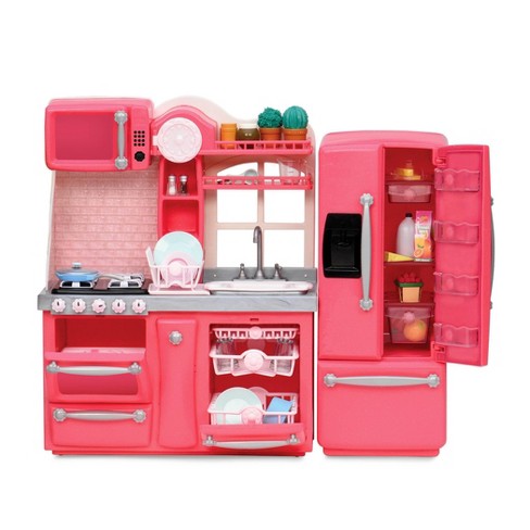 Vier niet bord Our Generation Gourmet Kitchen Accessory Set - Pink : Target