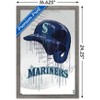 Trends International MLB Seattle Mariners - Drip Helmet 22 Framed Wall Poster Prints - 3 of 4