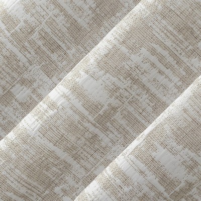 96" x 40" Beige Linen Blackout Grommet Curtain Panel