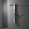 BWE 4-Jet Rainfall Shower Panel System with Rainfall Shower Head and Shower Wand - 2 of 4