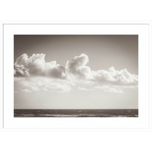 Amanti Art Venice Beach BW by Nathan Larson Wood Framed Wall Art Print - 1 of 4