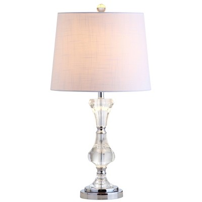 25" Crystal Riley Table Lamp (Includes LED Light Bulb) Clear - JONATHAN Y