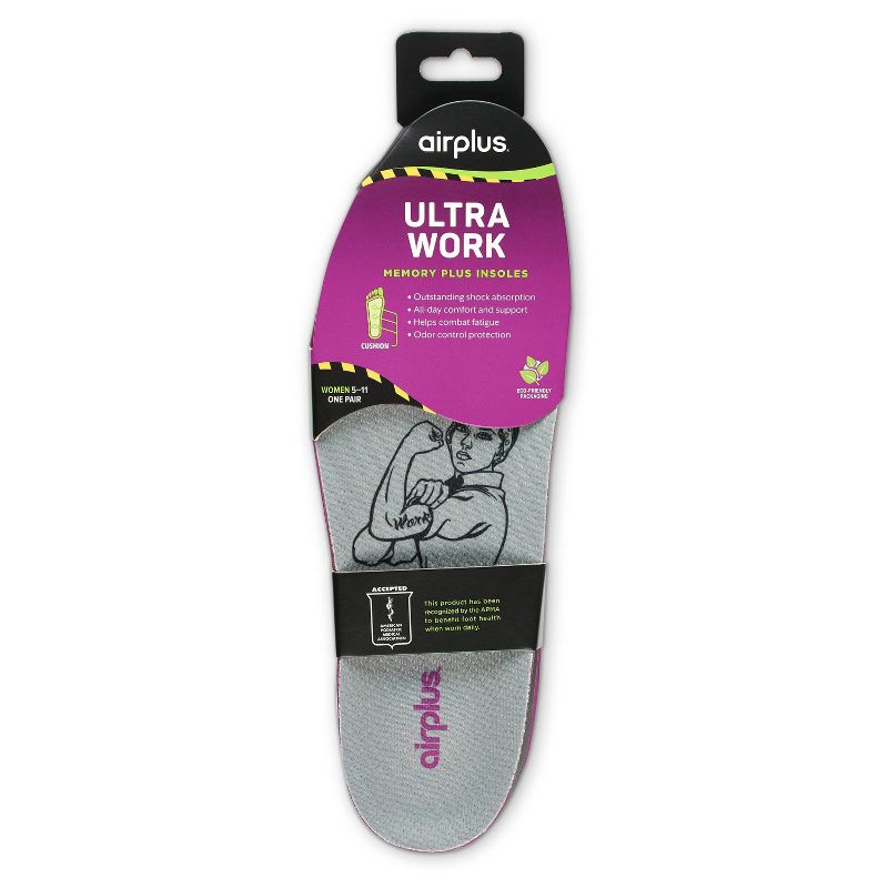 Airplus Ultra Work Memory Plus Women's Insoles, 1 of 10