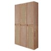 ChicFurnit Bathroom Storage Cabinets Modern Storage Cabinet with Sleek Design for Bathroom Spaces, Brown,35.43”*9.81”*59" - 4 of 4