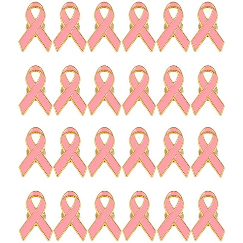 PINK Breast Cancer Awareness Ribbon Lapel Pin