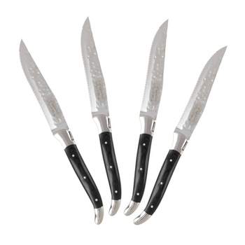 Ginsu Kiso Dishwasher Safe 6pc Steak Knife Set Black : Target
