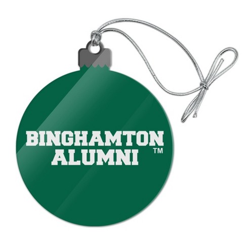 Binghamton University Bearcats Alumn Acrylic Christmas Tree Holiday Ornament - image 1 of 4