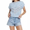 Women's Aryn Crochet Sweater Top - Another Love - 3 of 4