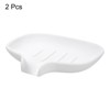 Unique Bargains Bathroom Kitchen Sink Silicone Anti-slip Self-Draining Soap Dish - 3 of 3