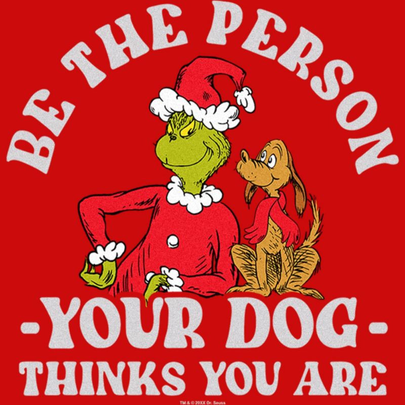 Boy's Dr. Seuss The Grinch Christmas Be the Person T-Shirt, 2 of 5