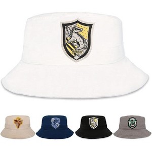 Harry Potter Bucket Hat for Kids, Boy and Girl Sun Hat Ages 4-7 Years 100% Cotton for Summer Teen Youth Beach Hat - 1 of 4
