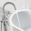 PROOX 2-Handle Claw Foot Tub Faucet with Hand Shower in Brushed Nickel - 3 of 4