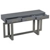 Console Table, Modern Entryway Table With 3 Drawers, Elegant Narrow Long Sofa Table With Metal Handle For Living Room Bedroom Hallway - 4 of 4