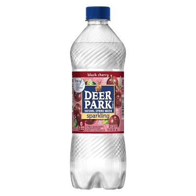 Deer Park Black Cherry Sparkling Water - 20 fl oz Bottle