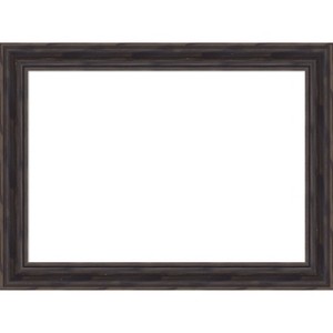 Amanti Art Rustic Pine Black Narrow Framed Dry Erase Magnetic Board - 1 of 4
