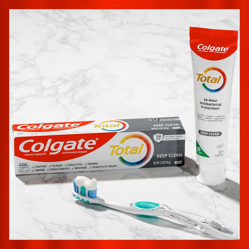 Colgate Total Advanced Deep Clean Toothpaste 4.8oz, 3 of 11