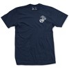 OUTSIDE THE WIRE Leatherneck for Life IWO JIMA Flag T-Shirt - 4 of 4