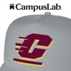 Gender Neutral Official Central Michigan University Primary Logo Foam Snapback Trucker Hat - for Men and Women Grey Grey One Size - 4 of 4