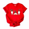 Simply Sage Market Leopard Gnomes Short Sleeve Tee - 2XL - Red - 2 of 4