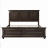 Merax Traditional Town and Country Style Pinewood Queen Bed with Decorative Fretwork and Grooved Panels - 2 of 4