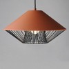 ET2 Lighting Phoenix 1 - Light Pendant in  Brick/Black - 2 of 3