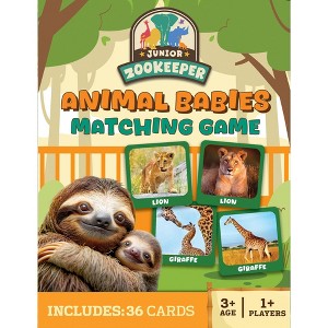 MasterPieces Jr. Zookeeper Matching Game for Kids and Families - 1 of 4