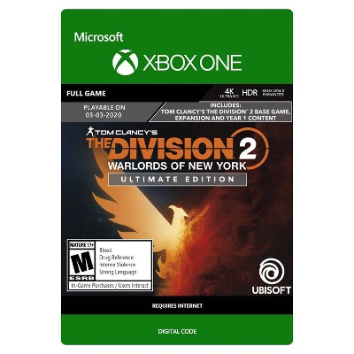 The division 2 warlords on sale of new york xbox one