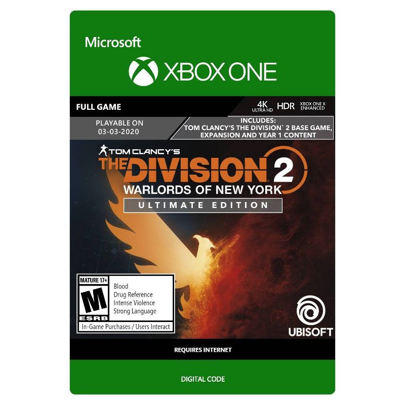 Tom Clancy&#39;s The Division 2: Warlords of New York Ultimate Edition - Xbox One (Digital), 1 of 8