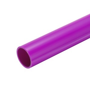 Unique Bargains High Impact Water Plumb Cable Sleeve PVC Rigid Round Pipes 20" Length - 1 of 4
