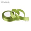 Unique Bargains Double Face Wide Satin Ribbon with Gold Edges for Wedding Bouquet - 2 of 4