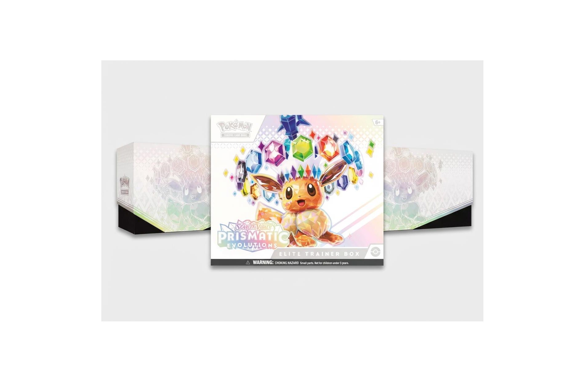 Pokémon TCG: Scarlet & Violet Prismatic Evolutions ET Box 2 Pack bundle