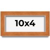 PosterPalooza | Panoramic Classic Brown Picture Frame - UV Acrylic, Foam Board Backing, Hanging Hardware - 2 of 4