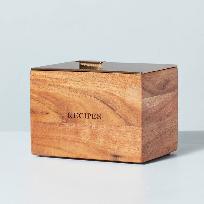 Magnolia Antiqued Wood Storage Box - Magnolia