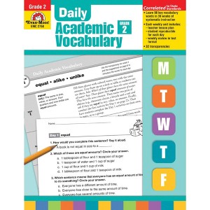 Evan-Moor Daily Academic Vocabulary, Grade 2, Teachers Edition - 1 of 1