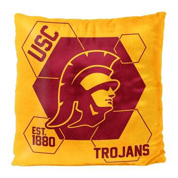 NCAA USC Trojans Connector Velvet Reverse Pillow