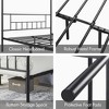 Yaheetech Metal Canopy Platform Bed Frame with Headboard and Footboard and Slatted Structure - 4 of 4